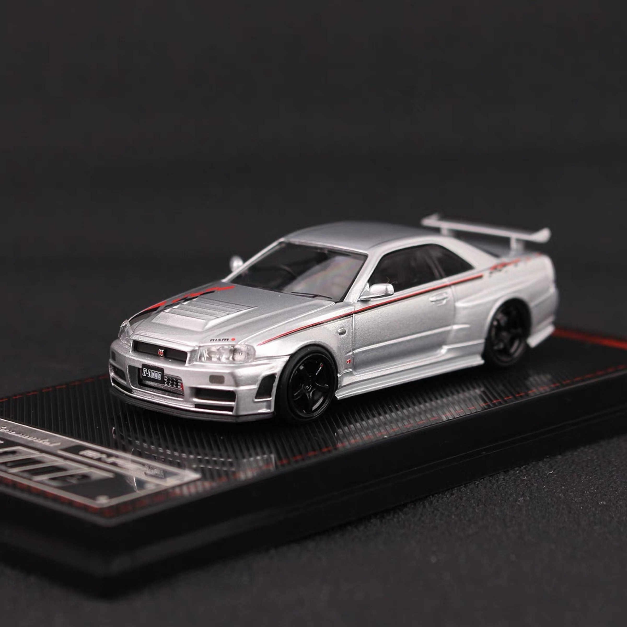 ignition model 1/64 Nismo R34 GT-R Z-tune 銀色 