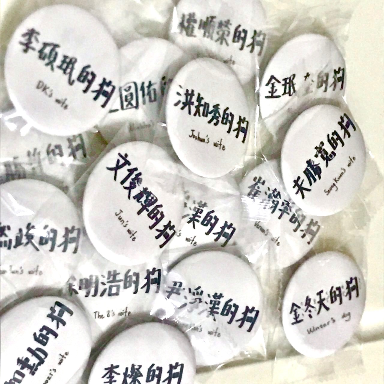 🫶🏻《追星人專屬名牌》手寫徽章