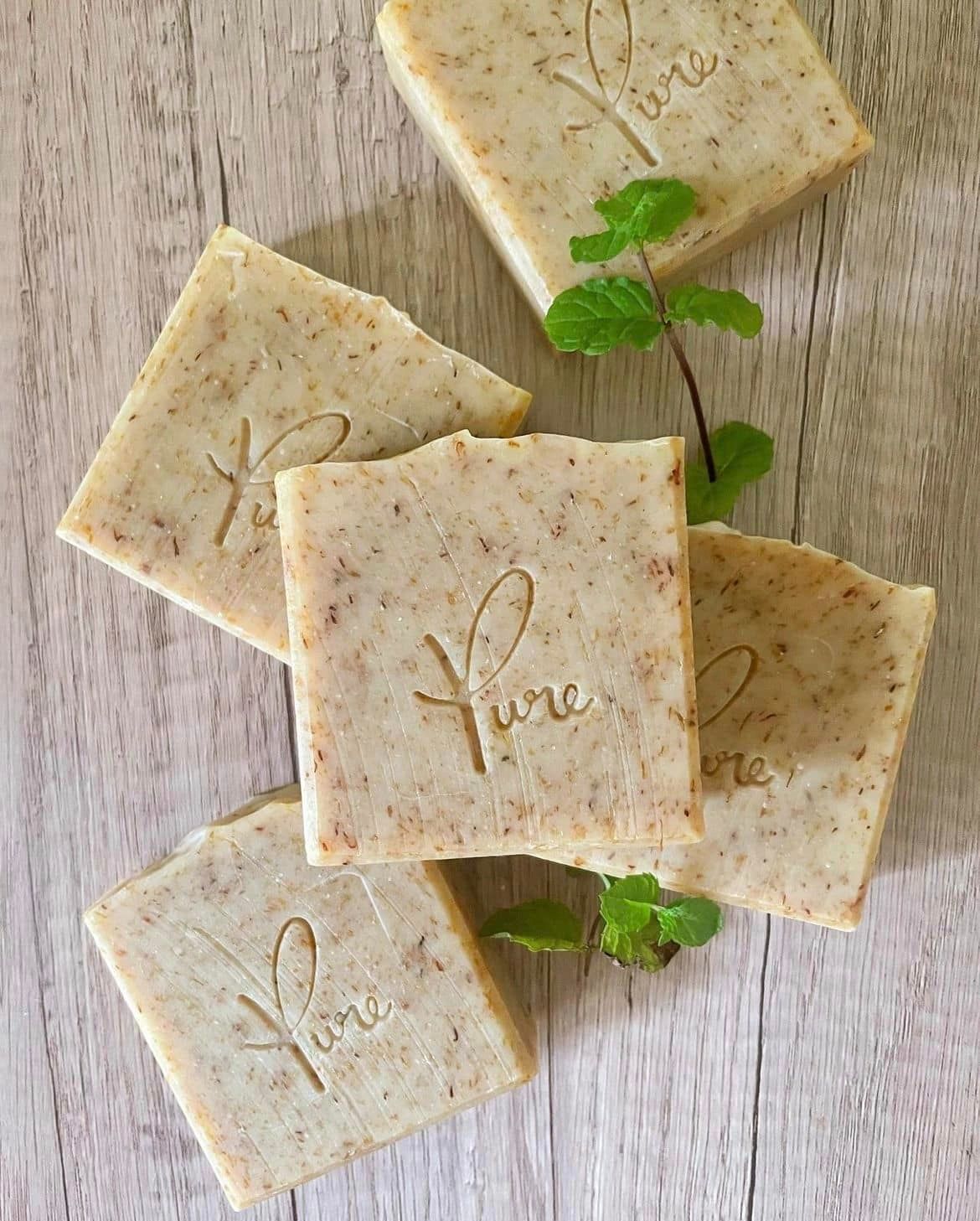 Pure純粹手工皂-陽光拾穗皂。迷迭香精油、佛手柑精油、薄荷精油