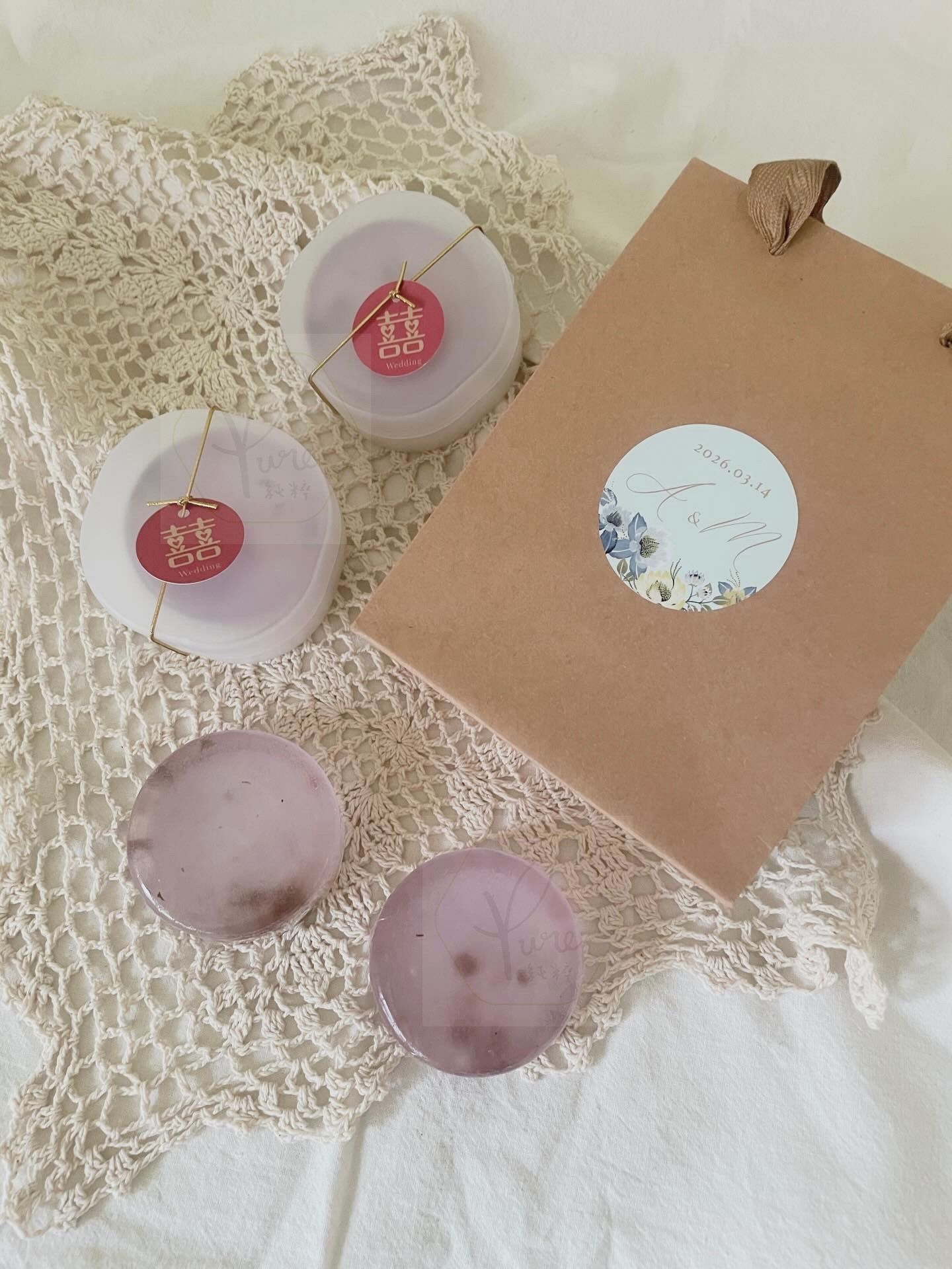 Pure純粹手工皂-茉莉雪松胺基酸皂婚禮小物