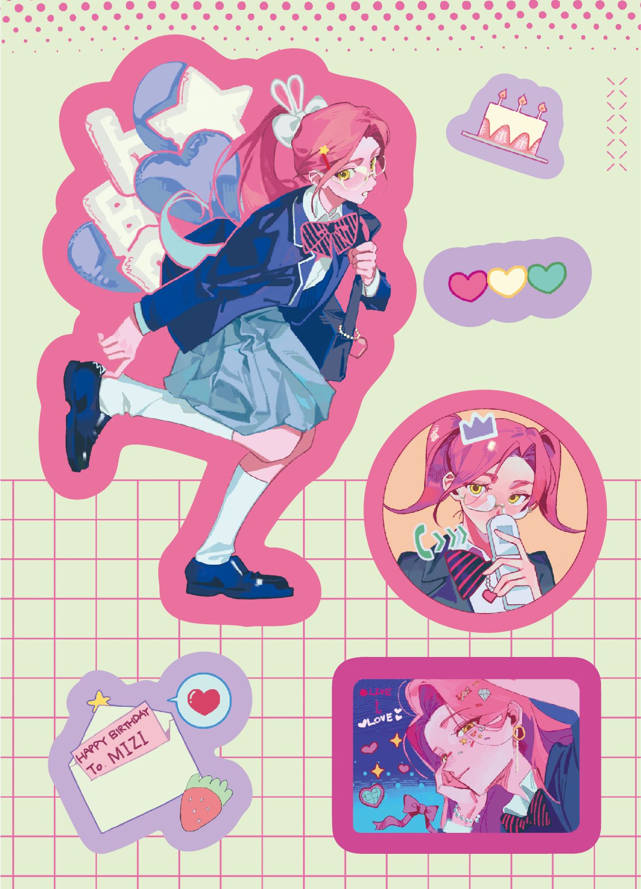 MIZI_A6_半斷貼紙
