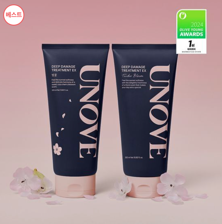UNOVE 深層修復護髮髮膜 1+1