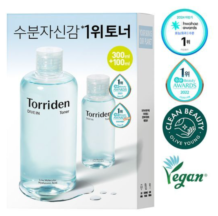 Torriden 低分子玻尿酸化妝水 300ml送旅行用100ml