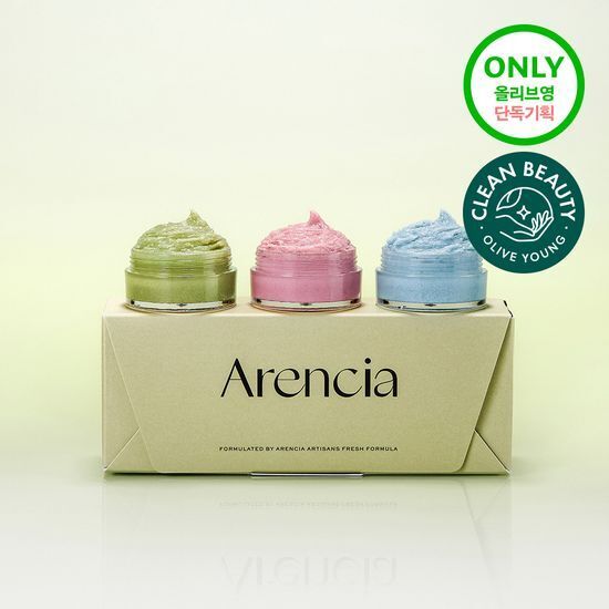 Arencia 年糕潔面膏 15g 迷你旅行組 3入