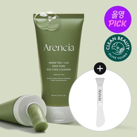 Arencia 年糕綠茶LHA深層毛孔潔面乳
