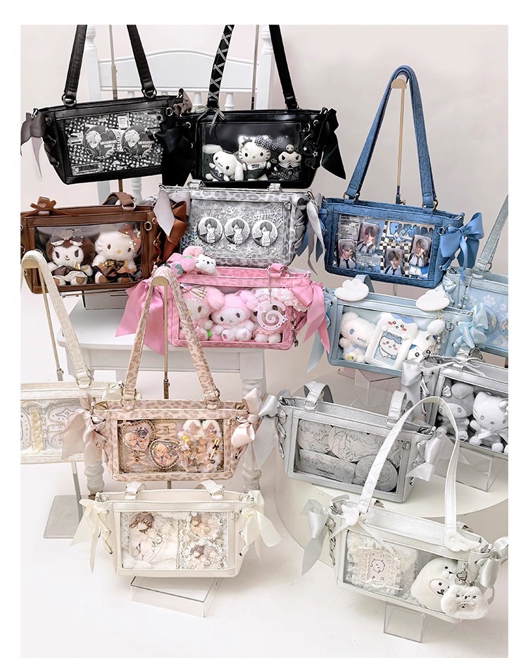 維多利亞mini｜ 小食量大容量 絲帶痛包 10cm娃包 可斜背 （有附札板）