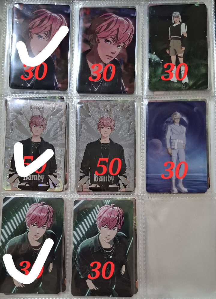 迷三黑衣/閃卡/QR💗+黑衣團卡