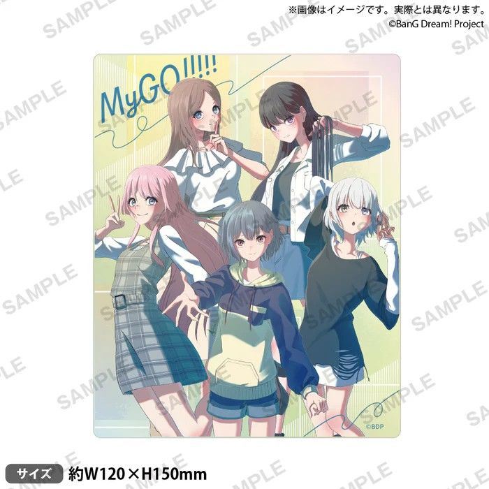 BanG Dream! It’s MyGO!!!!! 極光色壓克力板 Weiβ Schwarz ver.
