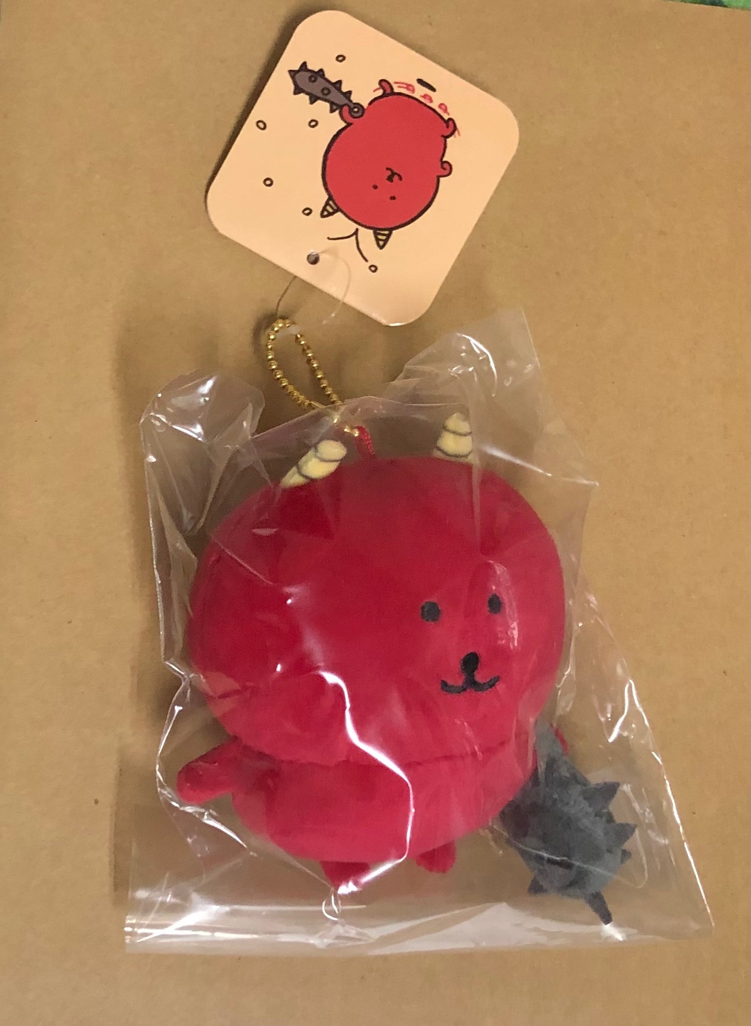 日版紅鬼熊吊飾