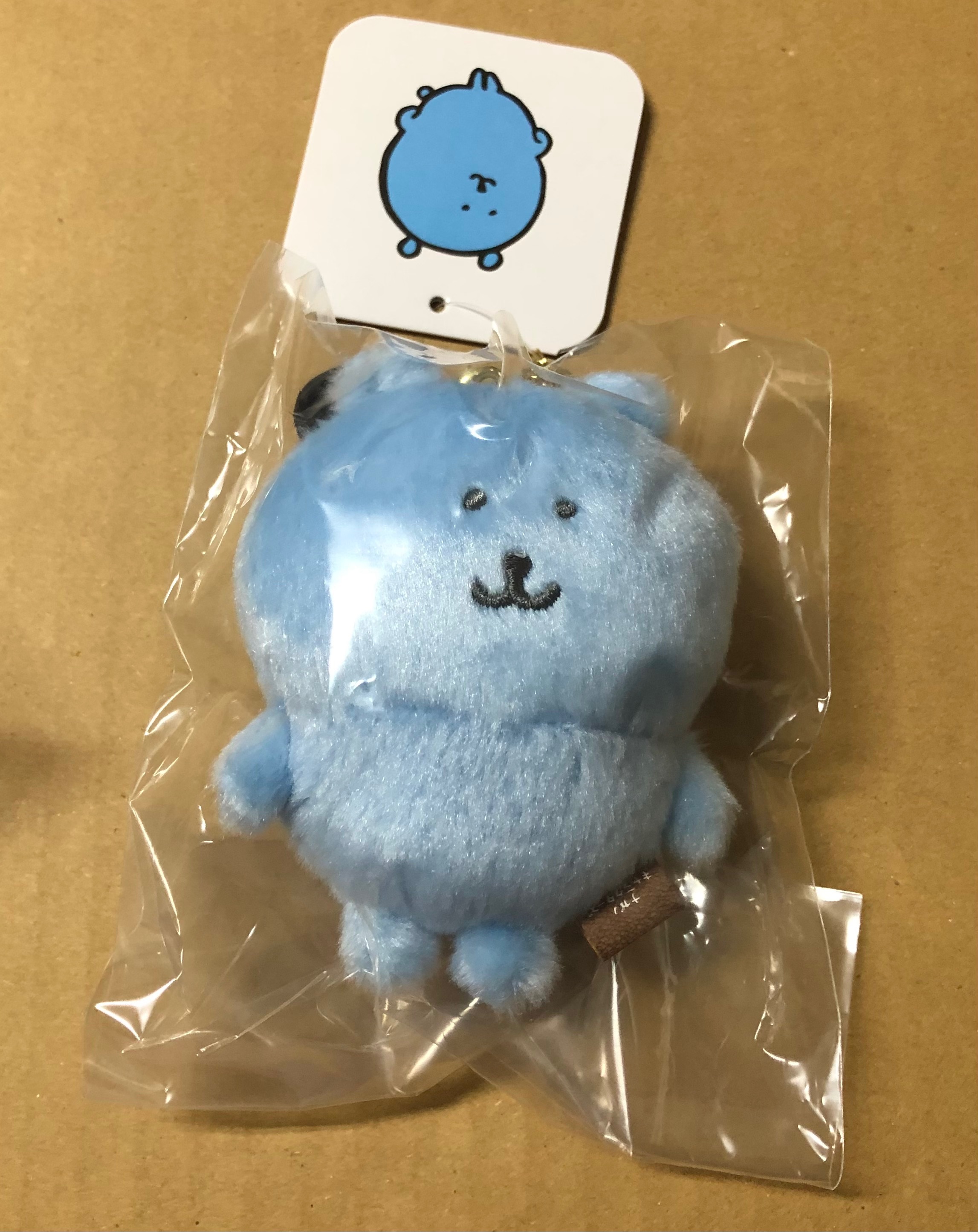 日版彩虹熊淺藍熊吊飾