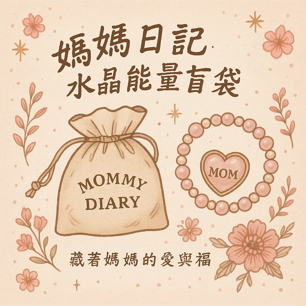 【媽媽日記・水晶能量盲袋】