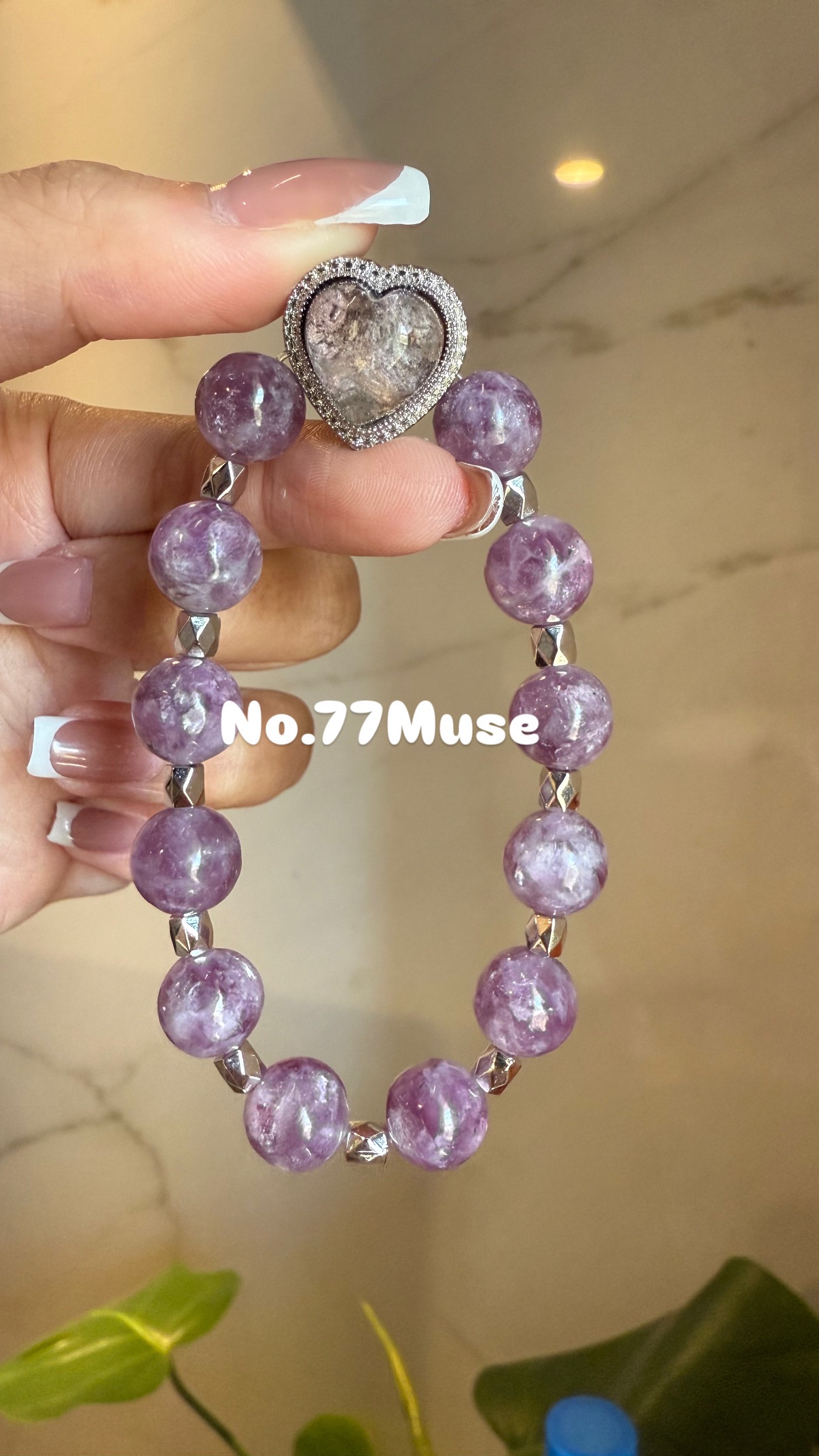 【No.77 Muse】薰衣草祖母晶手鍊｜療癒紫氣質款