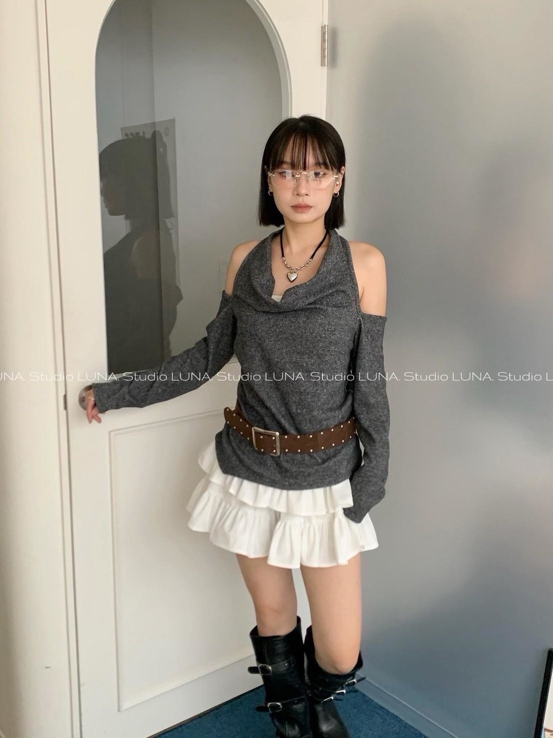 預購✨ 韓系小性感 露肩削肩針織上衣