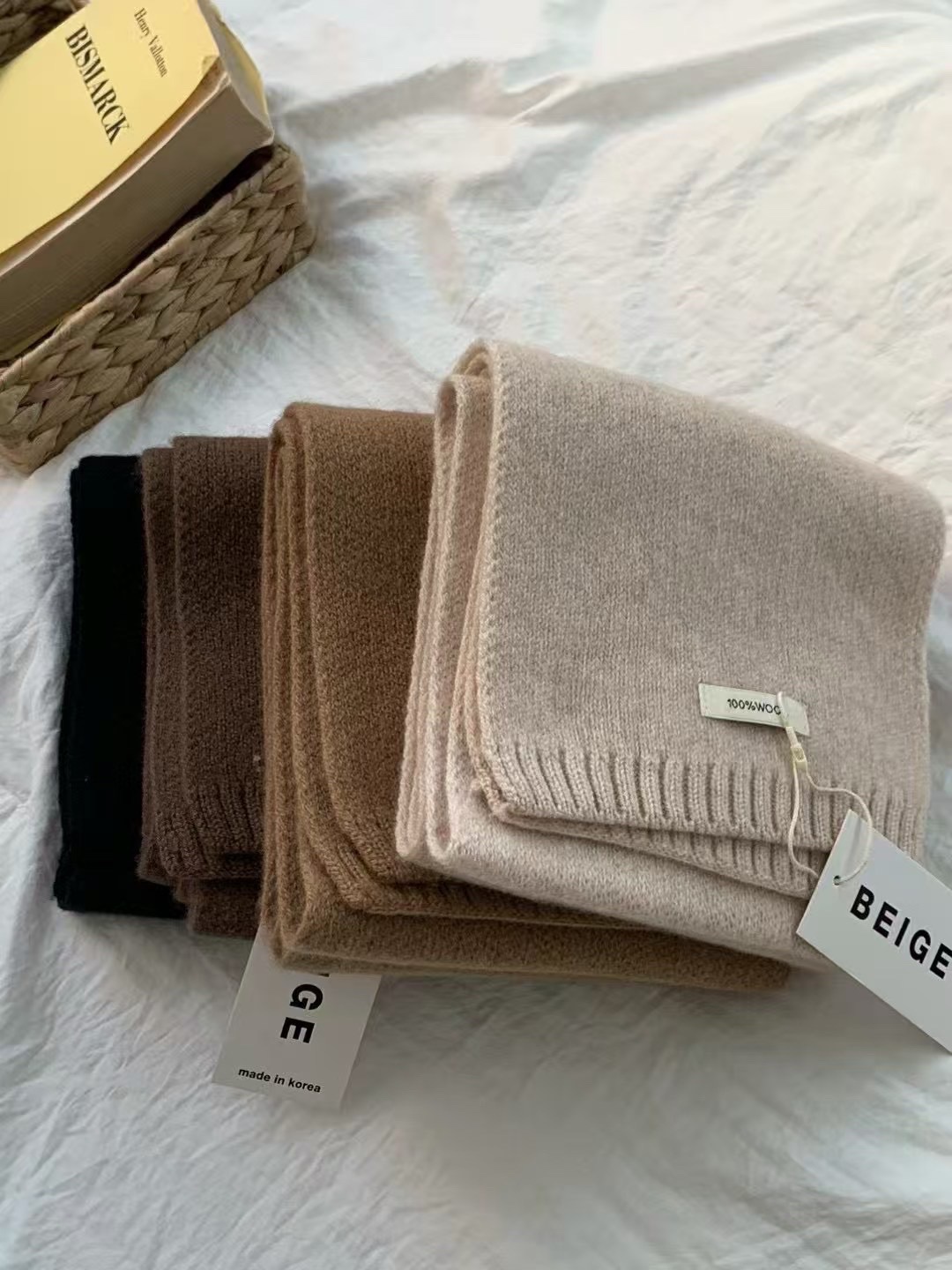 預購✨ 🧣100% 澳洲羊毛保暖圍巾｜冬季穿搭必備