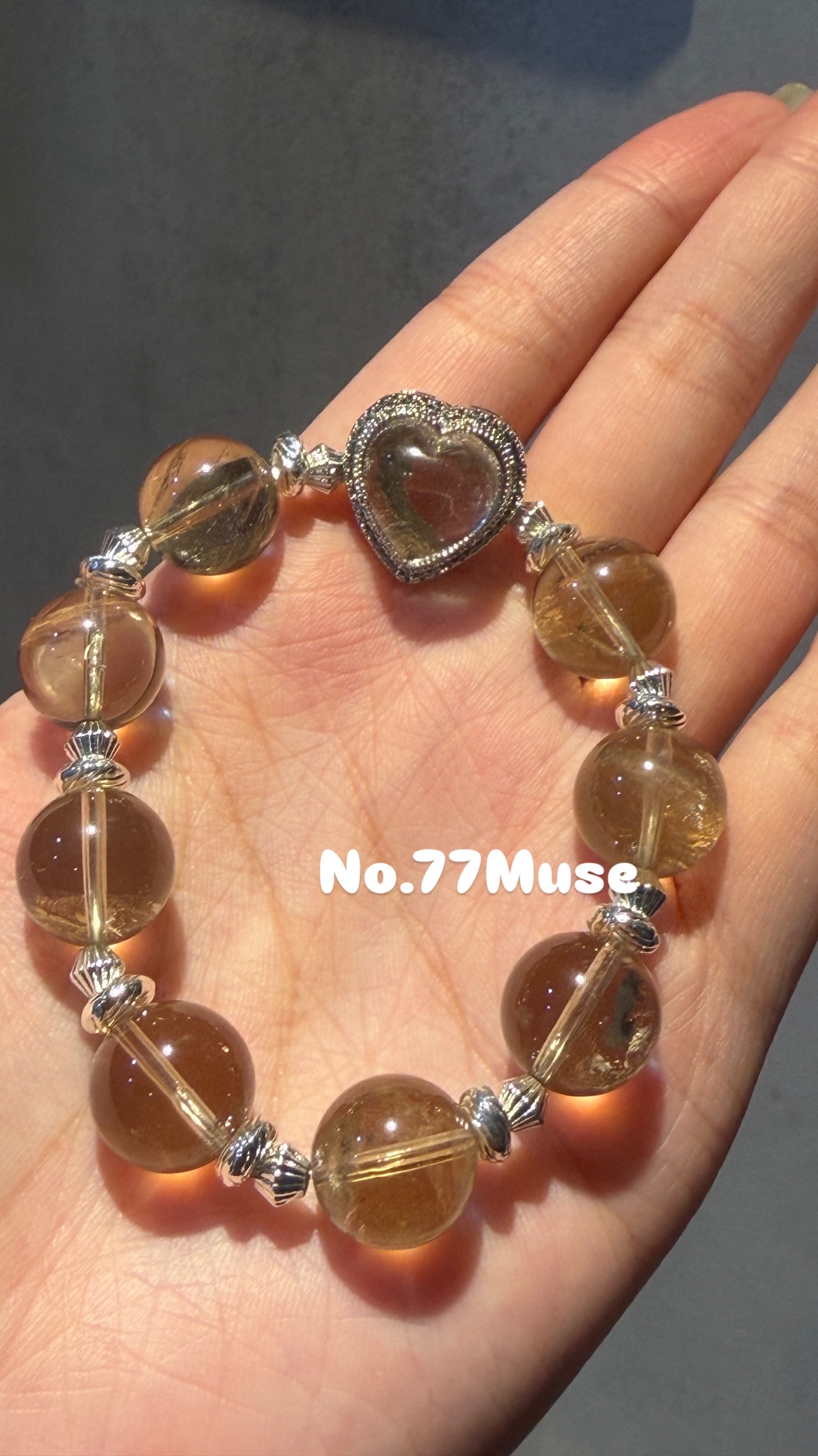 現貨✨ 《幽靈愛心✕宙斯魔晶｜能量系精品手鍊》