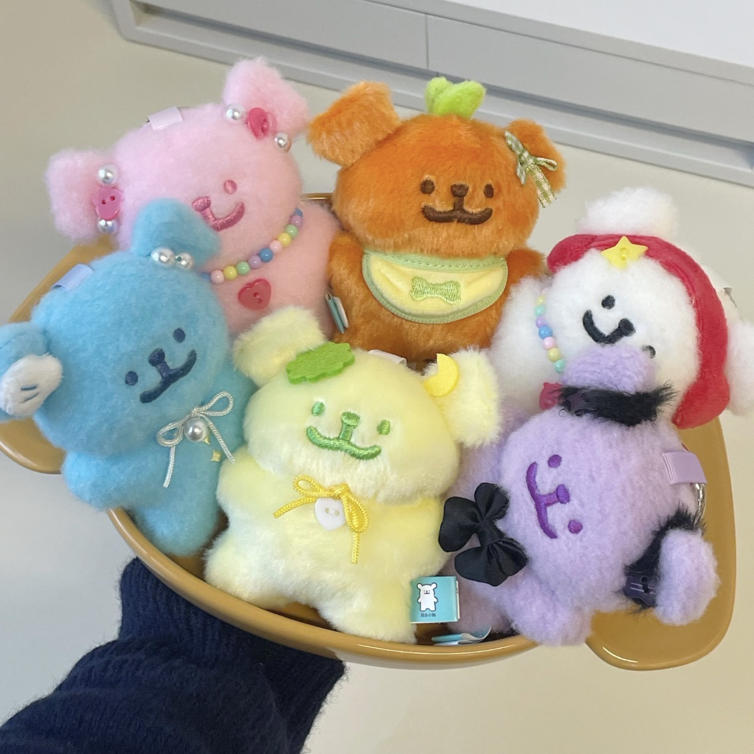 【現貨】線條小狗彩虹軟糖系列毛絨盲盒