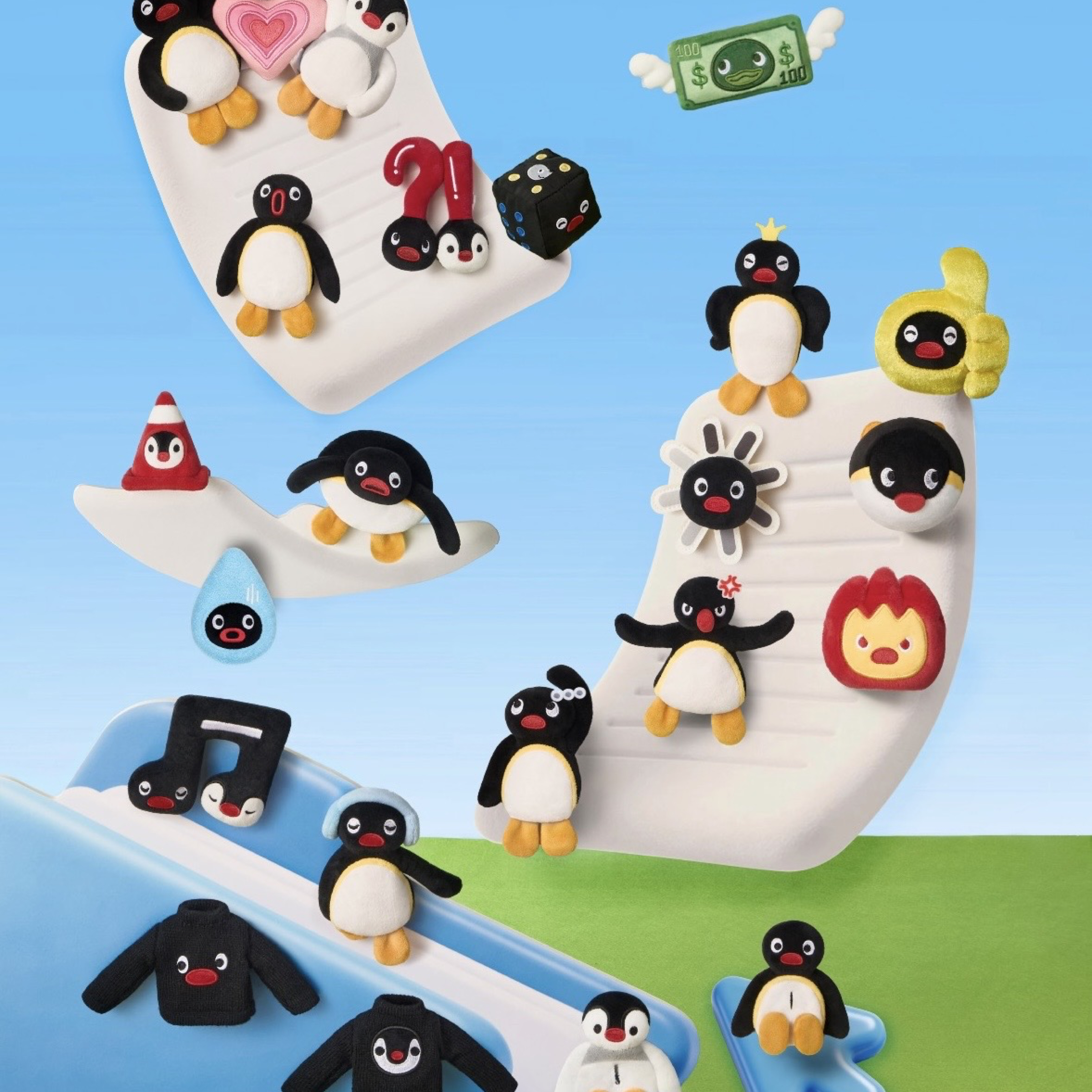 【預購】Pingu Gumoji系列毛絨貼貼盲包