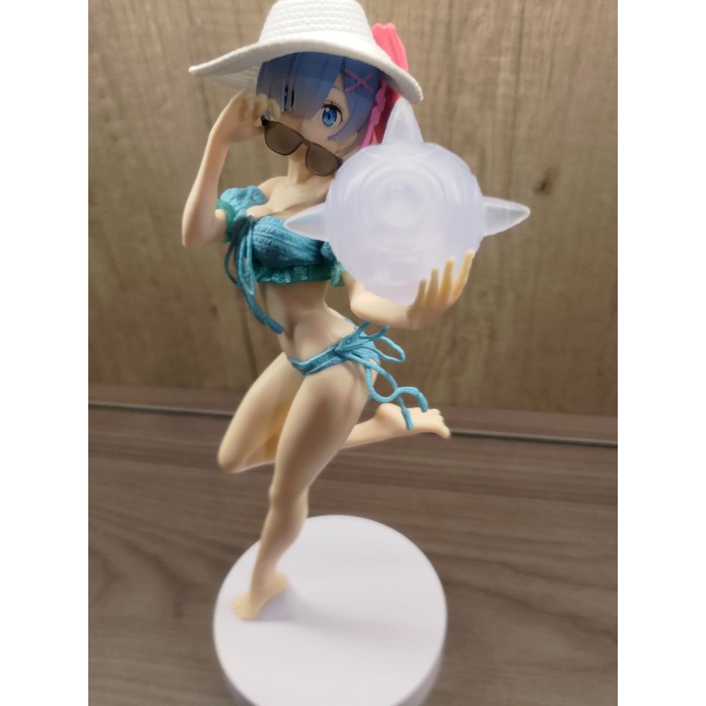 （拆擺）EXQ Re0 從零開始的異世界生活 從零開始 雷姆 夏天 海邊 沙灘排球 泳裝Ver. 景品
