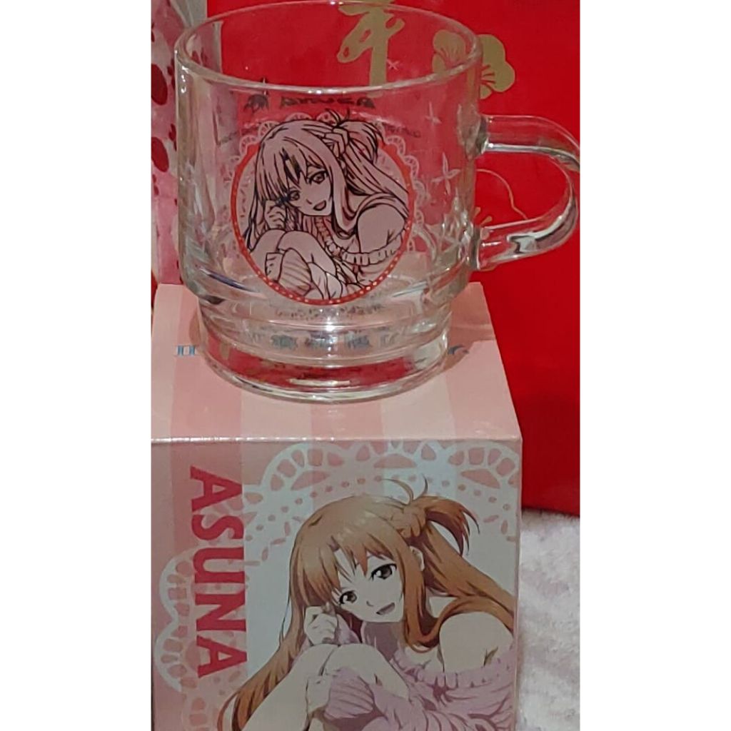 刀劍神域 亞斯娜 透明玻璃杯