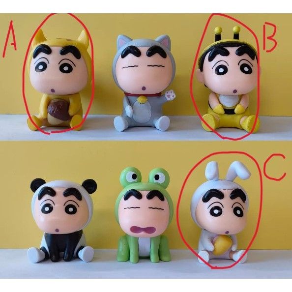 轉蛋 扭蛋 蠟筆小新 小新 變成動物啦