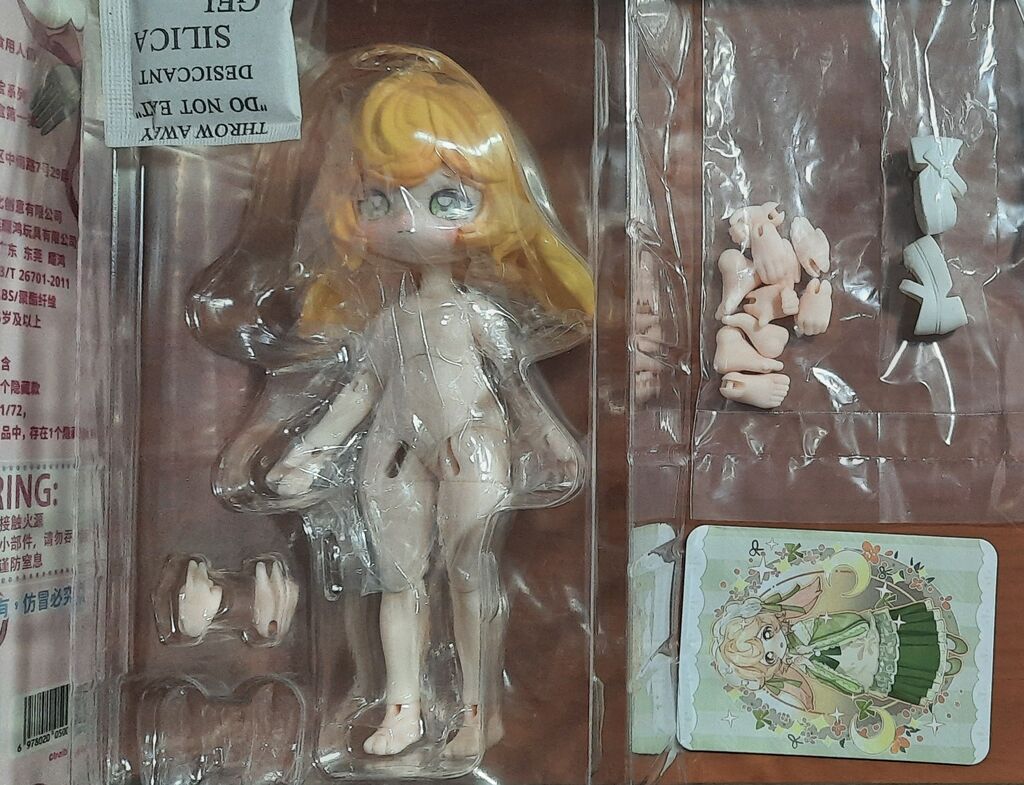 掬月 裸娃（沒有衣服鞋子、空白臉、水貼）