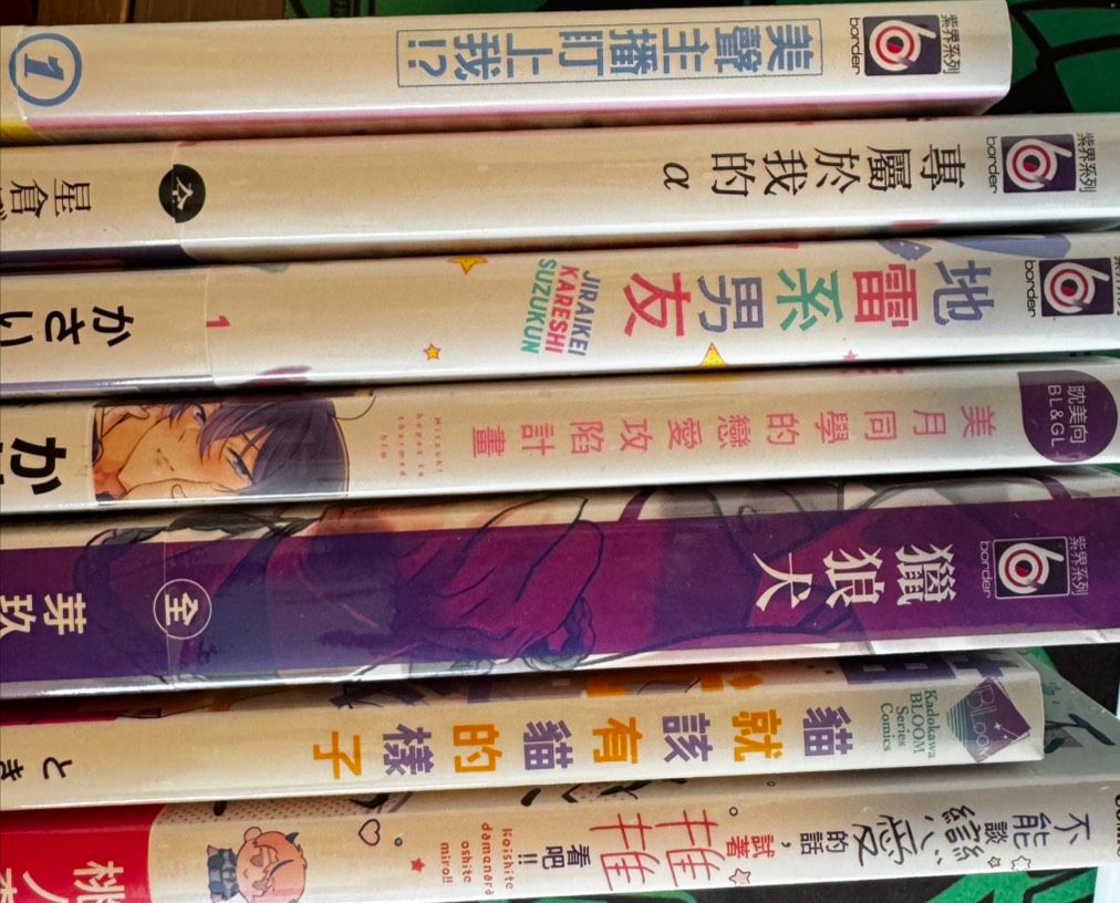 全新漫畫出清（最少兩本才出貨）退實體書坑中