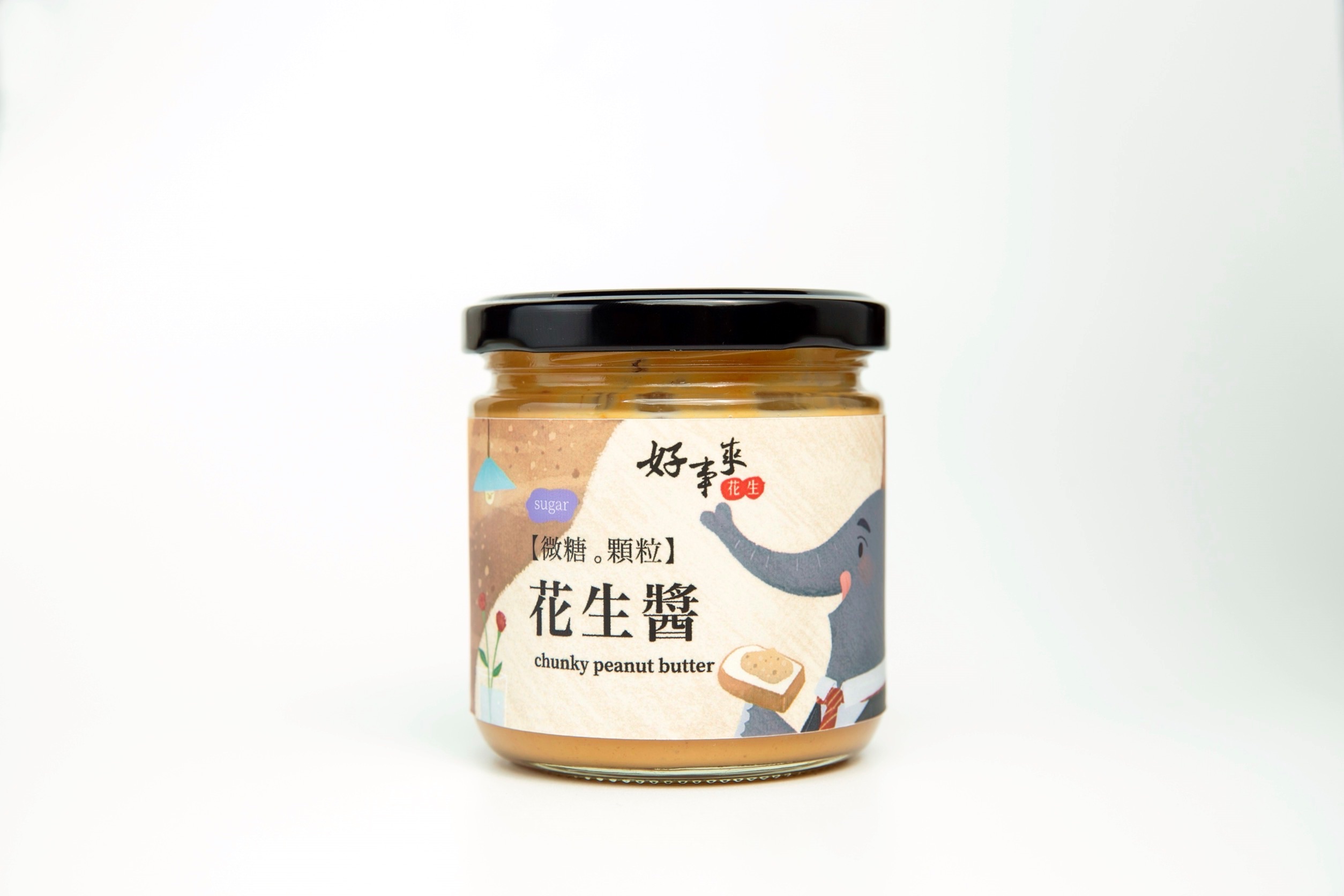 微糖顆粒花生醬