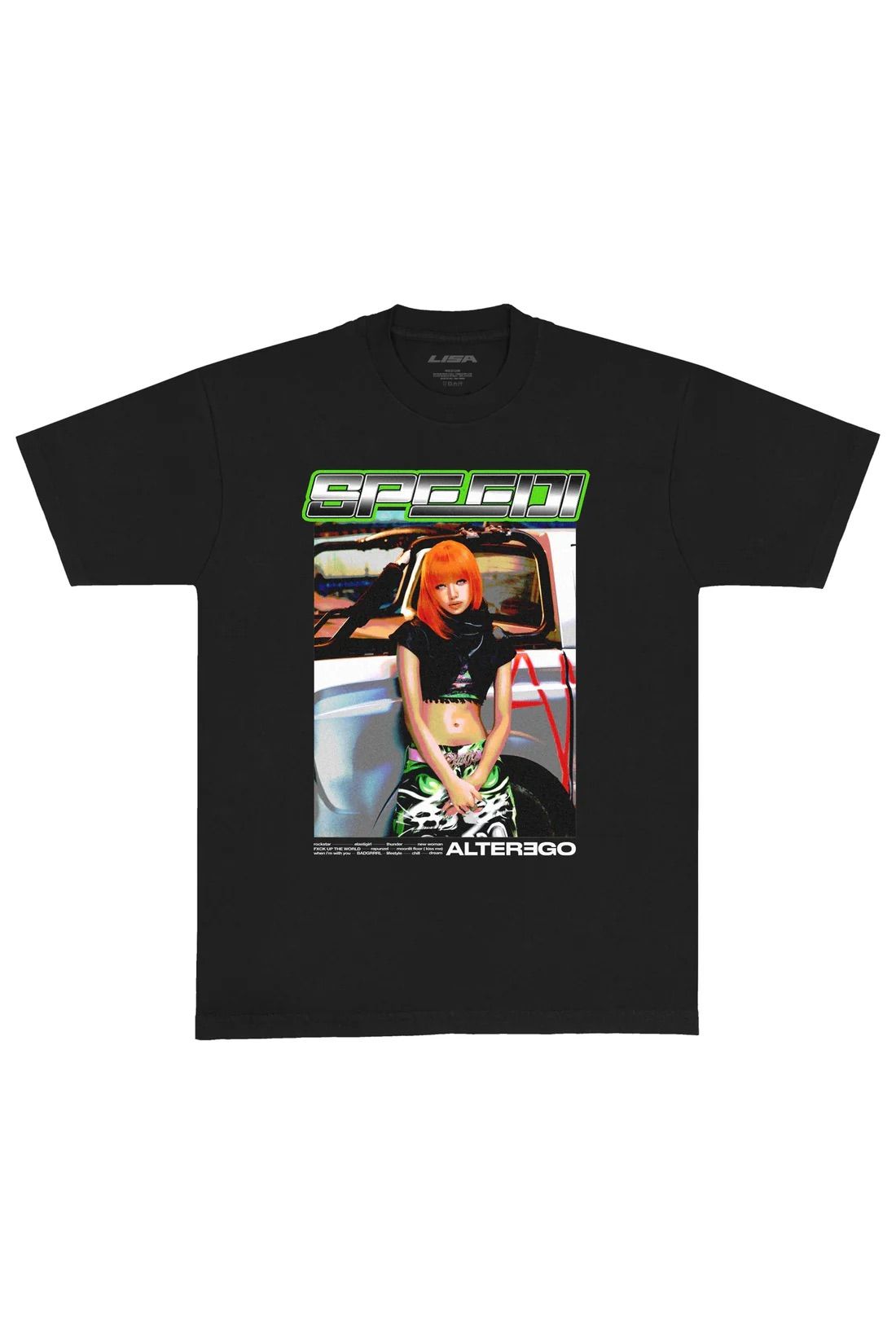 LISA × Alter Ego Speedi 圖案 T-SHIRTS