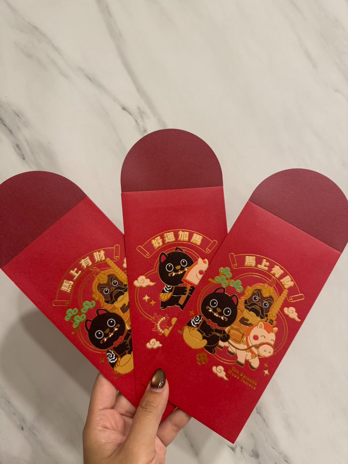 過爐/武德宮/五路財神/紅包袋、小春聯、馬上有福黑虎吊飾、【守護石虎】聯名黑虎將軍公仔