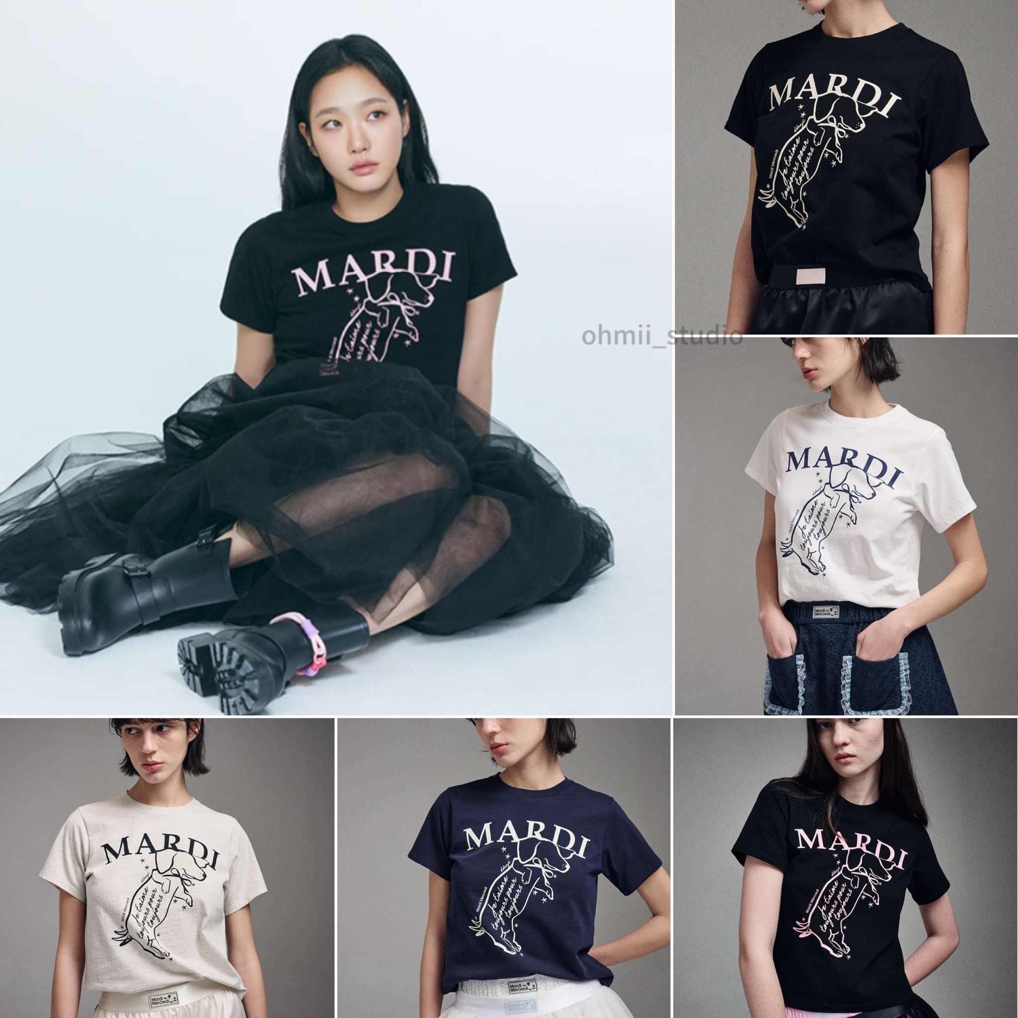 （預購）Mardi Mercredi  狗狗系列 修身款 金高銀!!