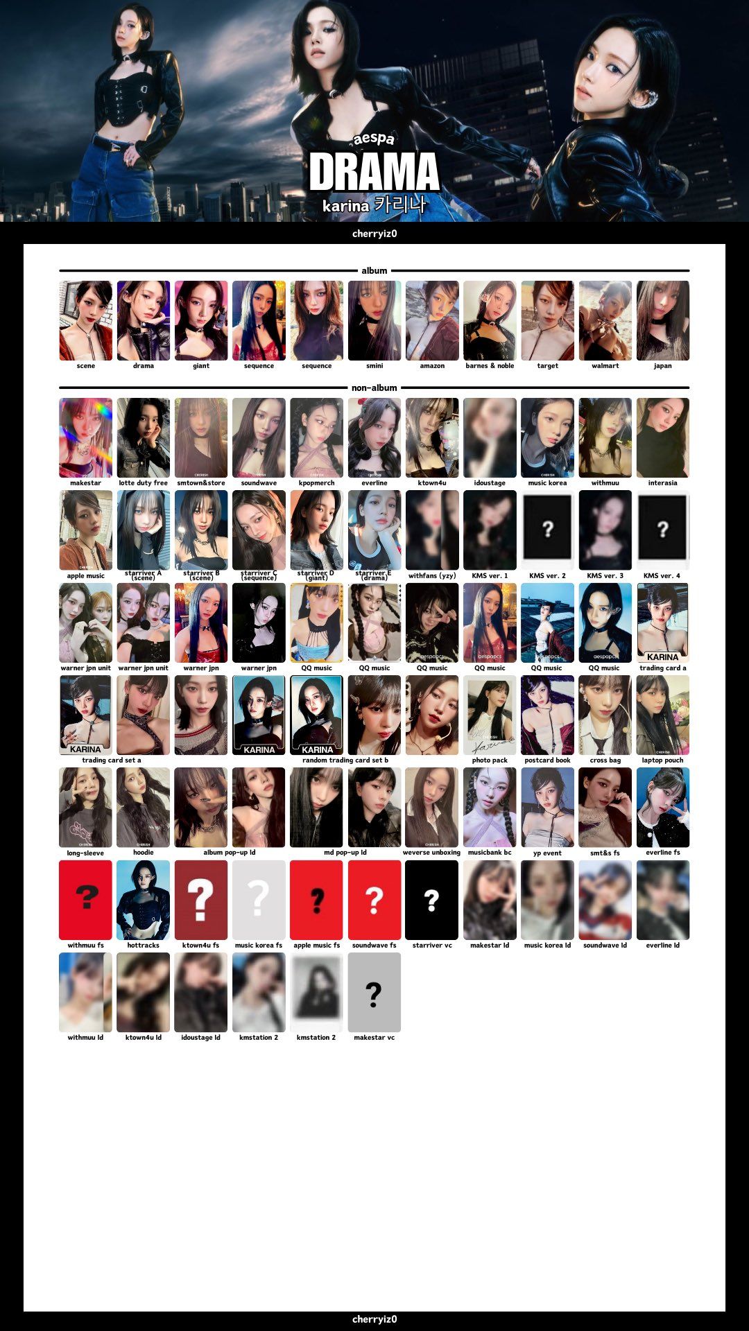 迷你4輯 DRAMA 通路特典小卡