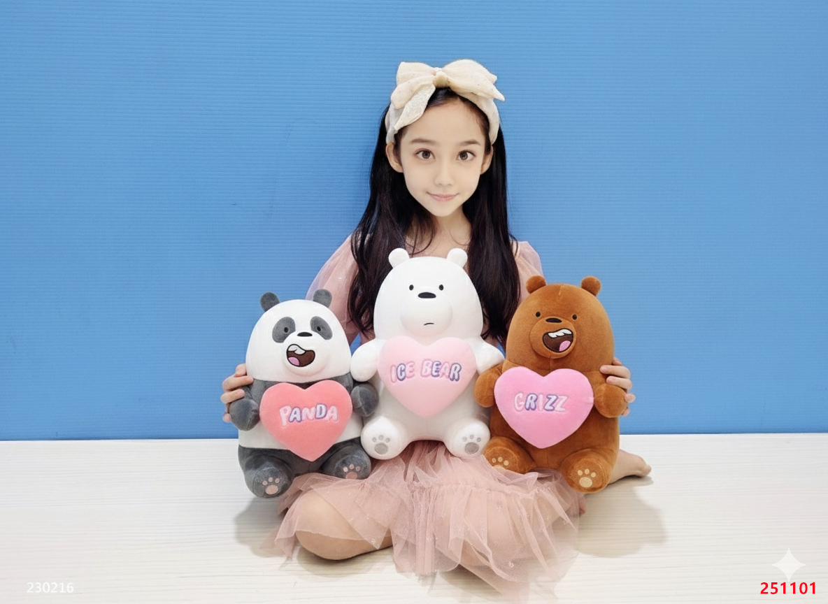 【正版授權】阿極抱心款 熊熊遇見你 大大 大大抱心款 胖達 娃娃 胖達抱心款 阿極 布偶 熊熊遇見你抱心款 玩偶