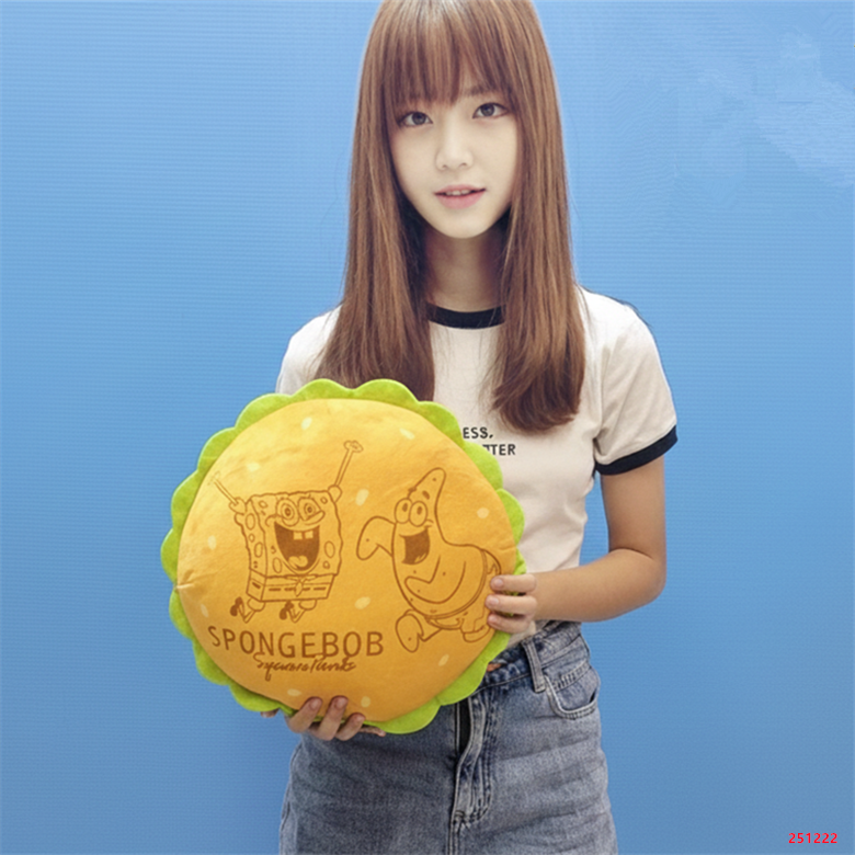 【正版授權】海綿寶寶抱枕 海棉寶寶抱枕 派大星抱枕 海綿寶寶 漢堡抱枕 海棉寶寶 蟹堡抱枕 抱枕 派大星 靠枕