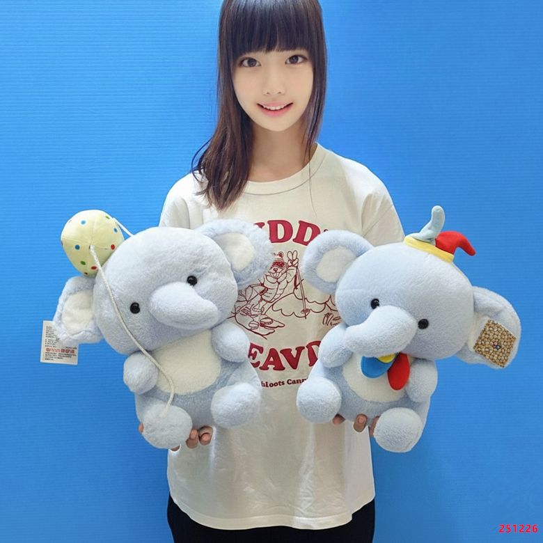 大象娃娃 大象寶寶 馬戲團小象 大象 小象寶寶 氣球款 小象娃娃 拿氣球 小象