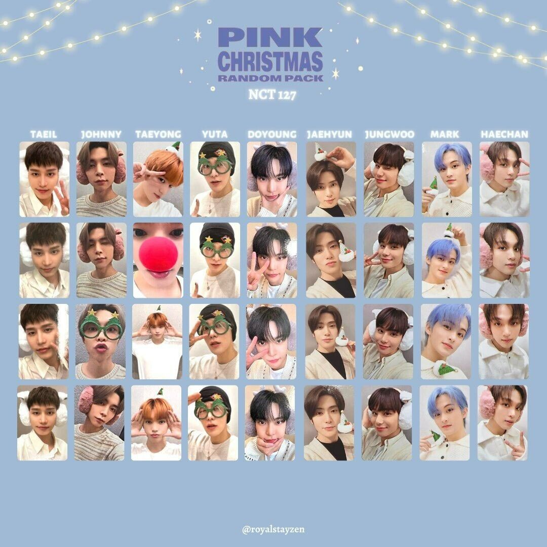 NCT 2023 SM聖誕卡包 小卡