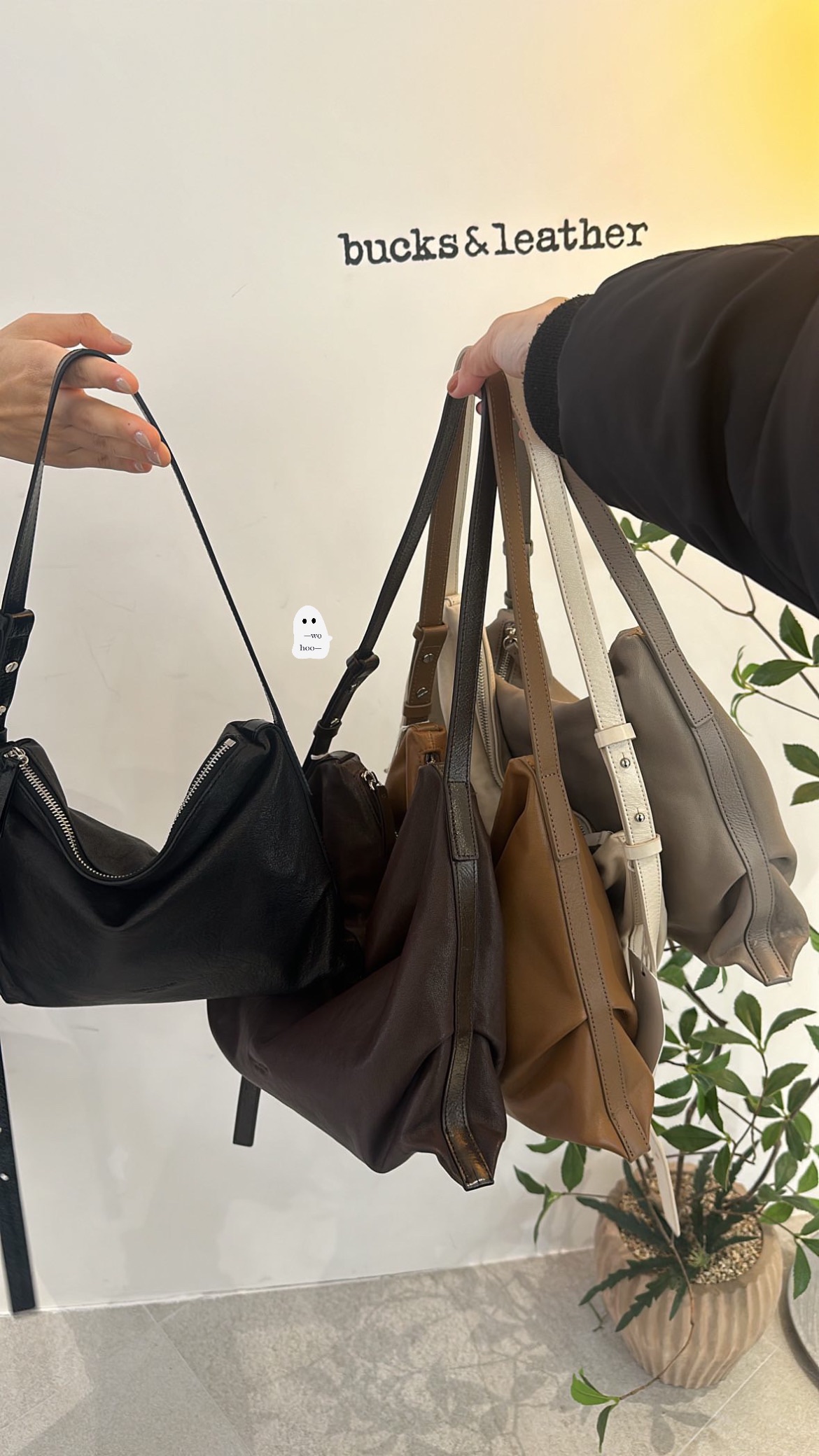🇰🇷bucks＆leather 羊皮 慵懶拉鍊肩背包 斜背包 手提包🐑