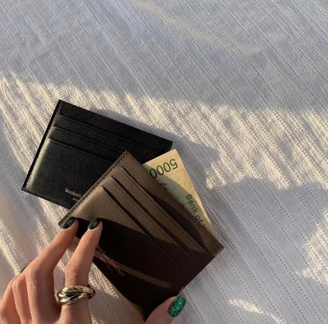 bucks ＆ leather 真皮卡夾 卡包 卡片收納夾 零錢包 🐮