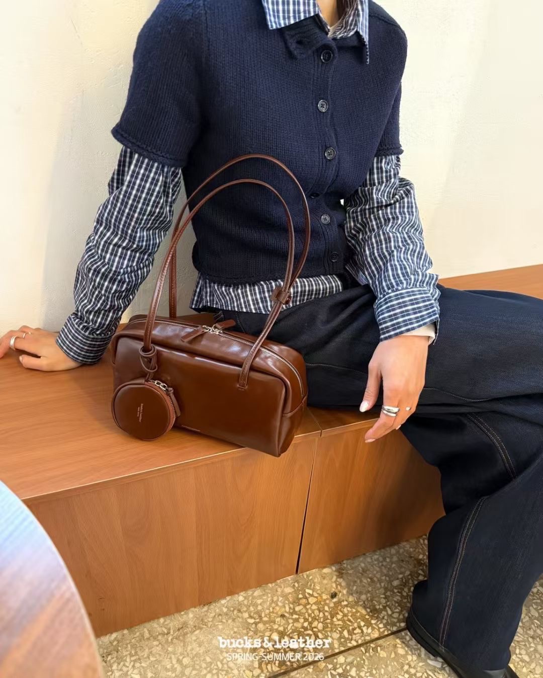 Bucks＆Leather 牛皮吐司包🐮