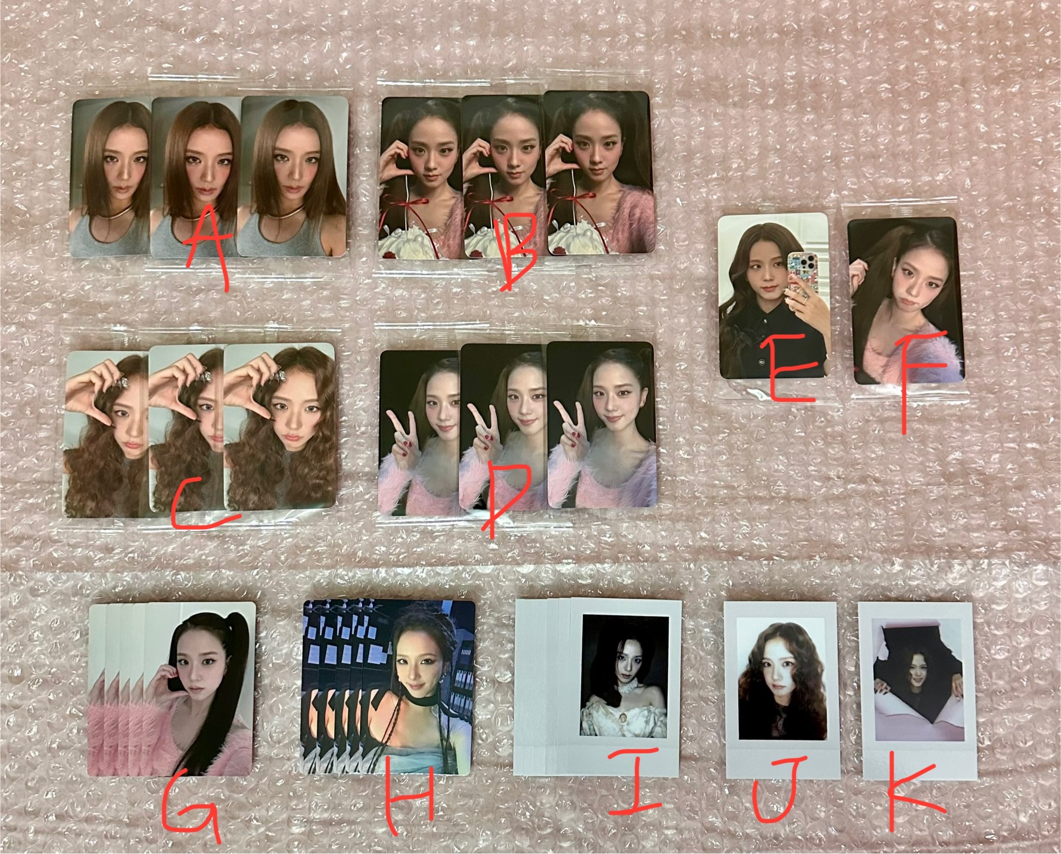jisoo amortage K4特典、YG線下特典
