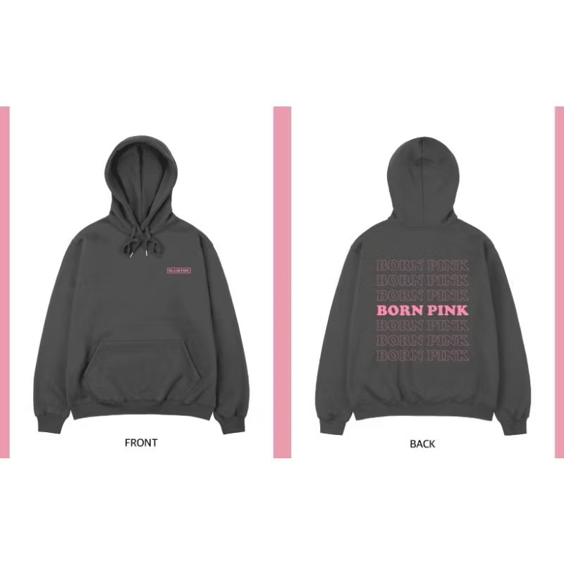 born pink 世巡官方長袖帽T 全新未拆