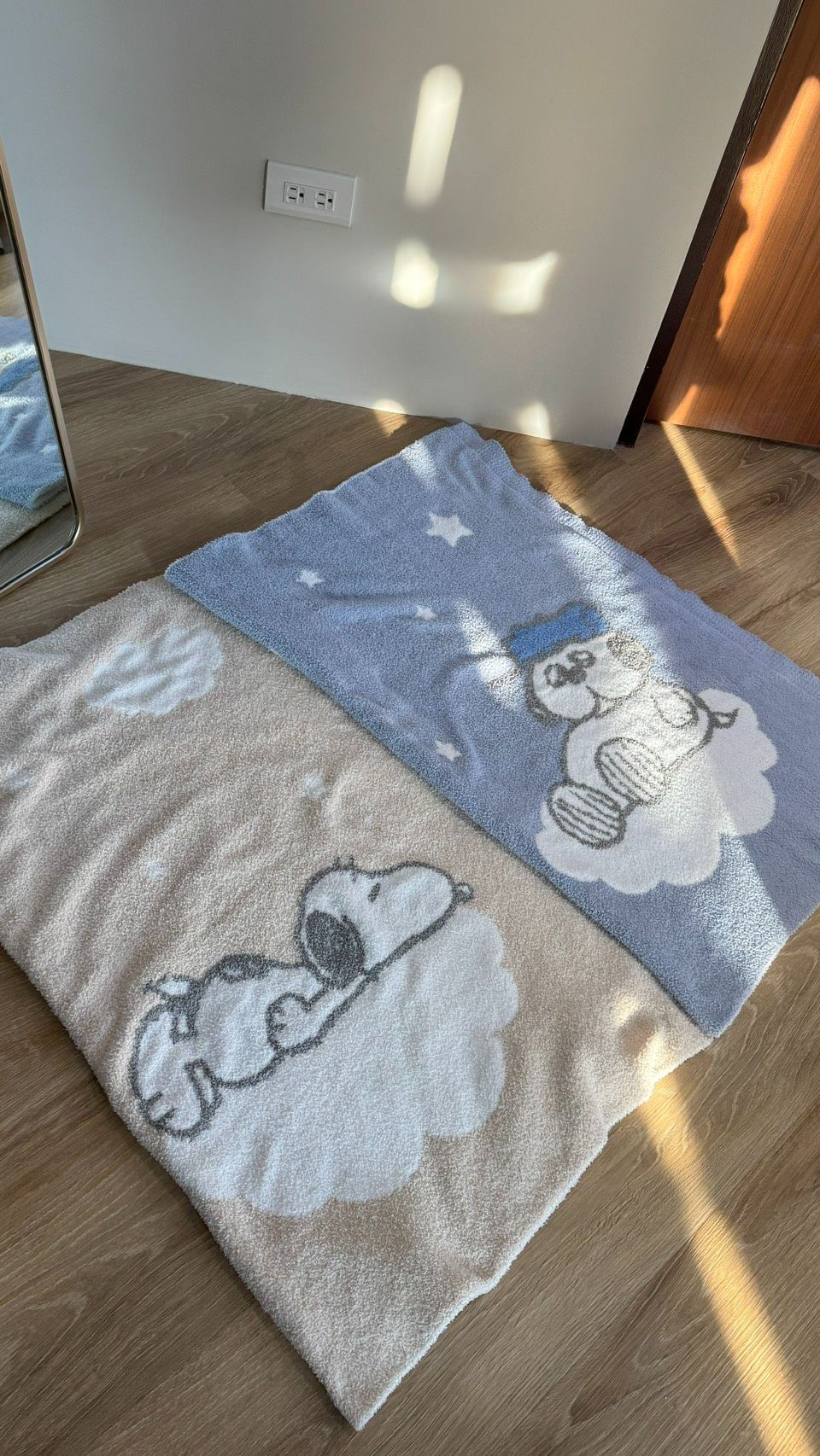 【現貨】Allure.R 聯名 Snoopy＆Olaf 小蓋毯