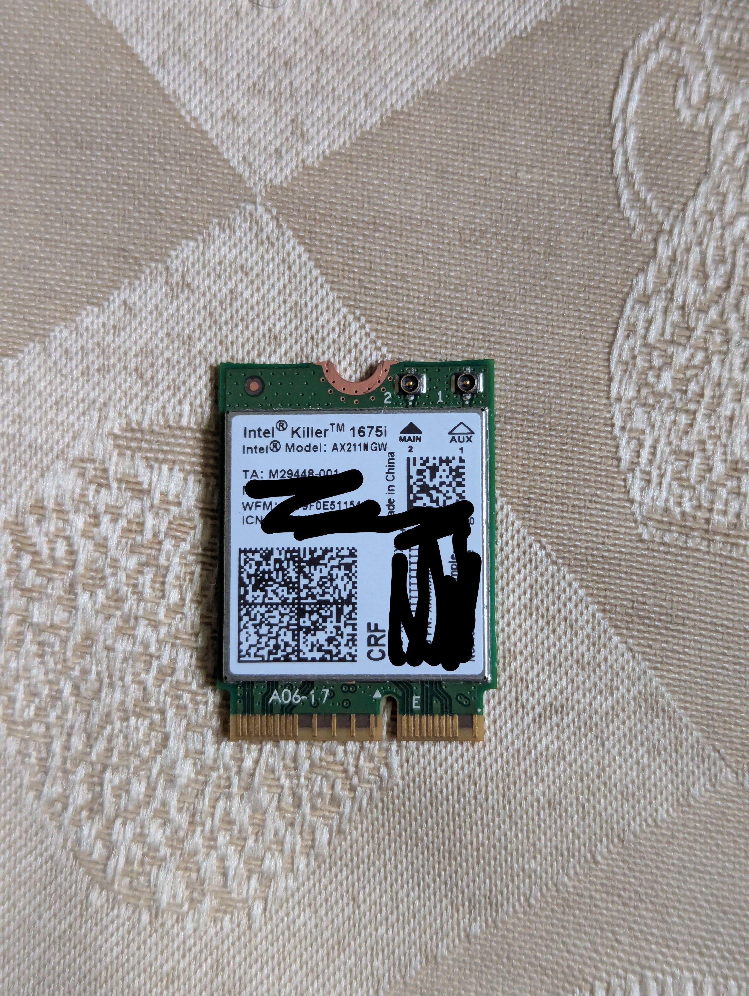 Killer 1675i WiFi BT （AX211）