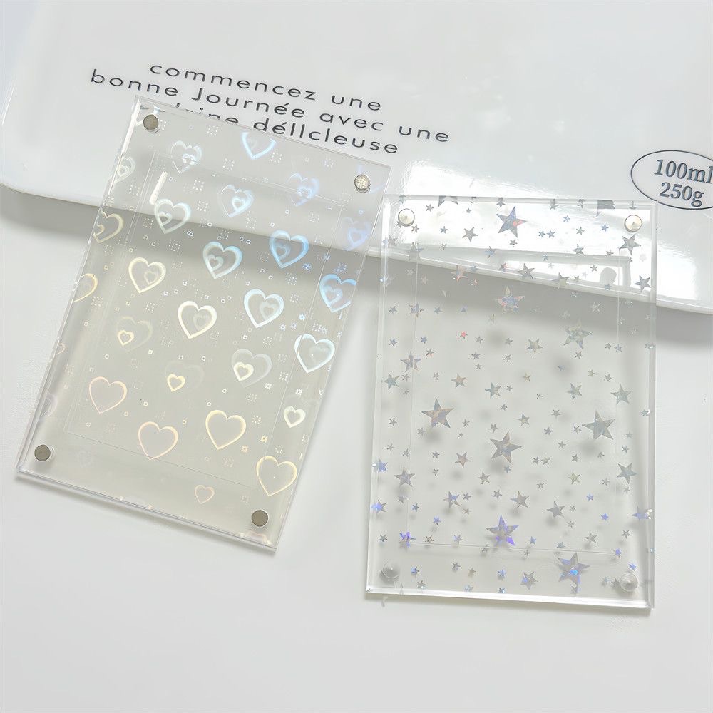 現貨✨ 【附支架！3寸專用 雷射壓克力小卡磚】 愛心/星星