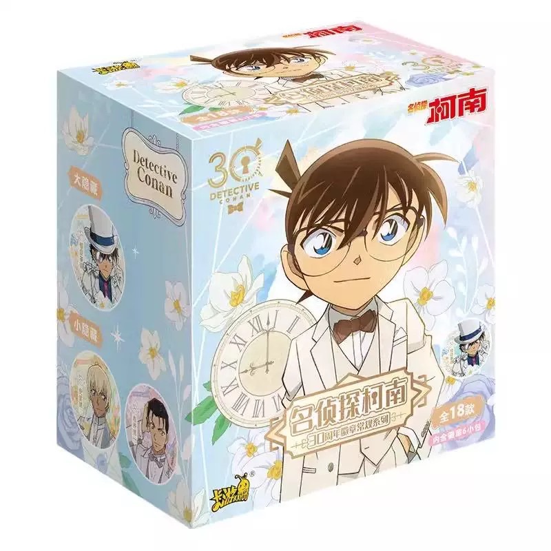 正版卡遊 名偵探柯南 30週年徽章常規系列 全系列18款 動漫周邊盲盒