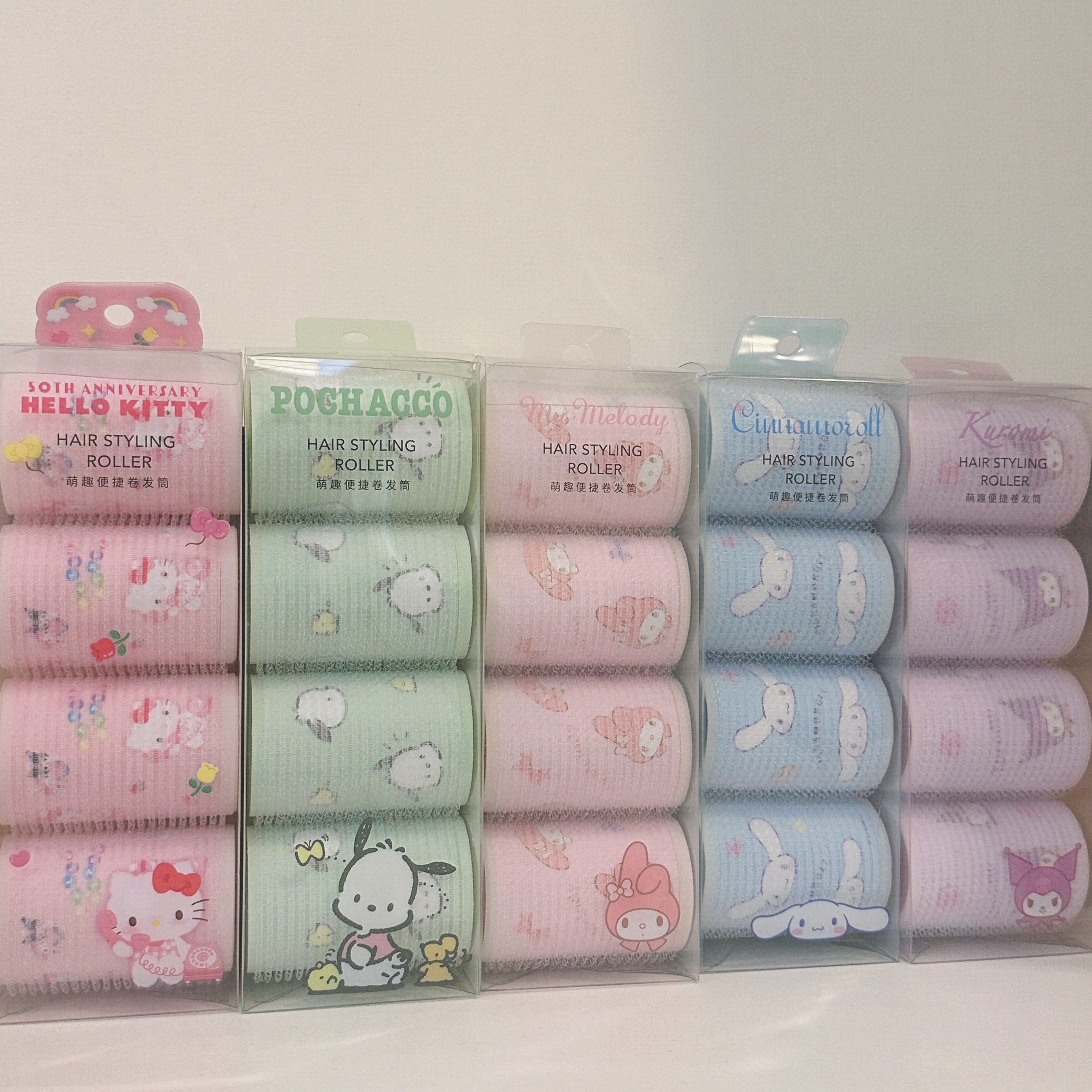 Miniso名創優品 三麗鷗造型髮捲 庫洛米 大耳狗 美樂蒂 KT帕恰狗萌趣便捷捲髮筒 瀏海髮捲