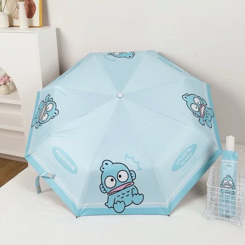 三麗鷗人魚漢頓 三折傘 晴雨兩用傘 雨傘