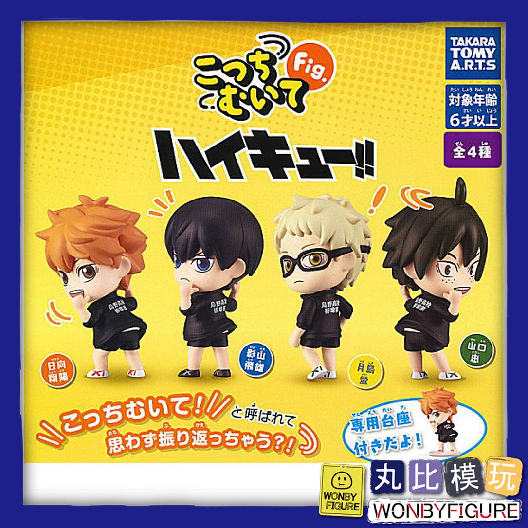 扭蛋 T-ARTS 排球少年 看著我 收藏公仔