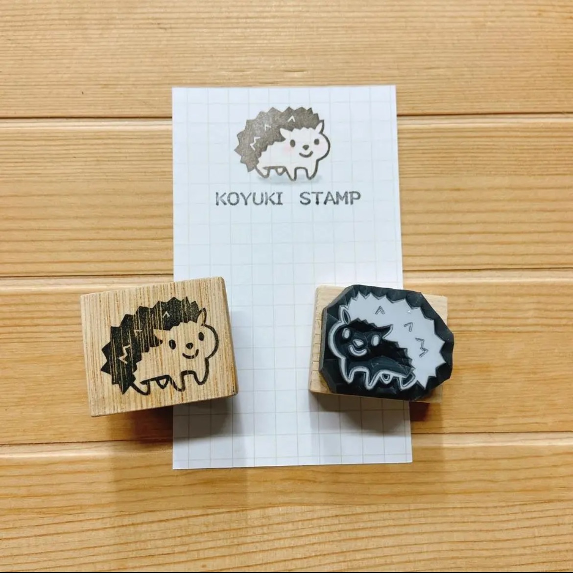 日本職人手工印章-微笑的小刺蝟🦔