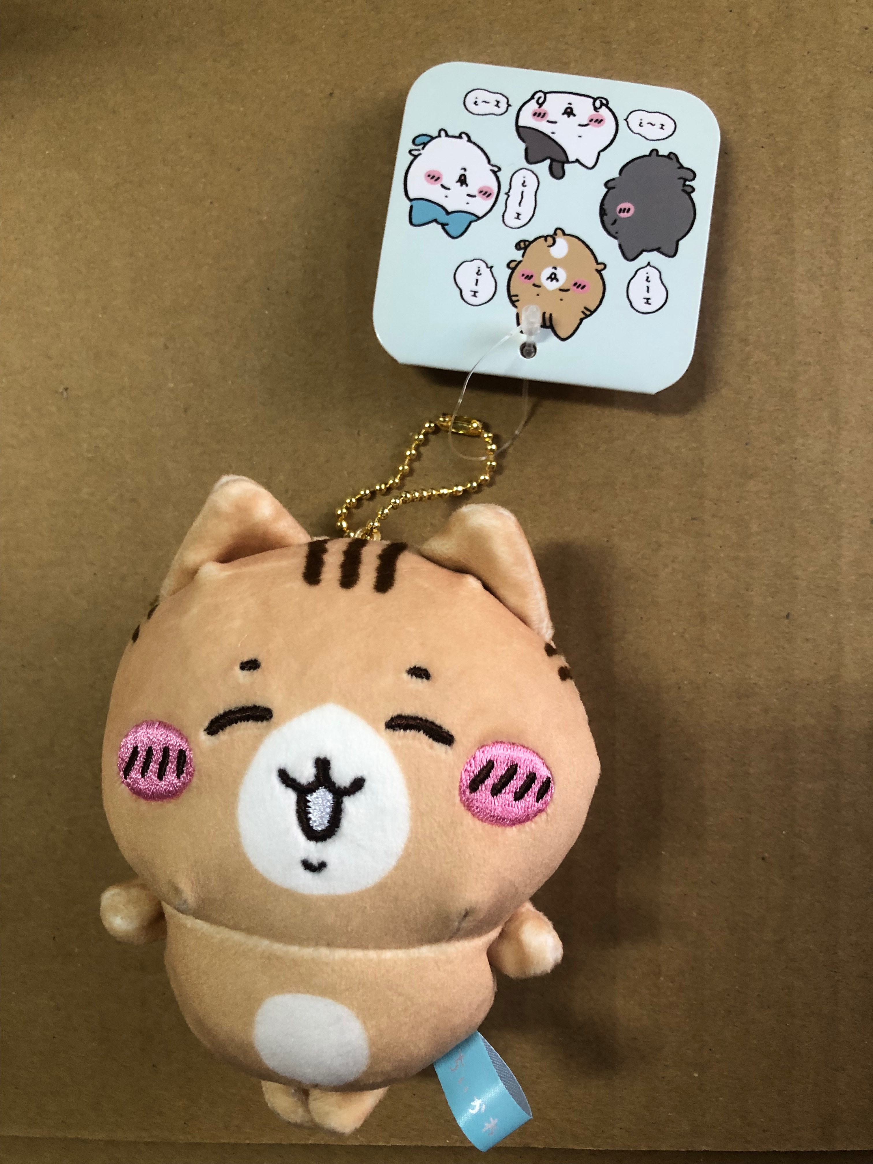 小八好朋友虎斑貓吊飾單售