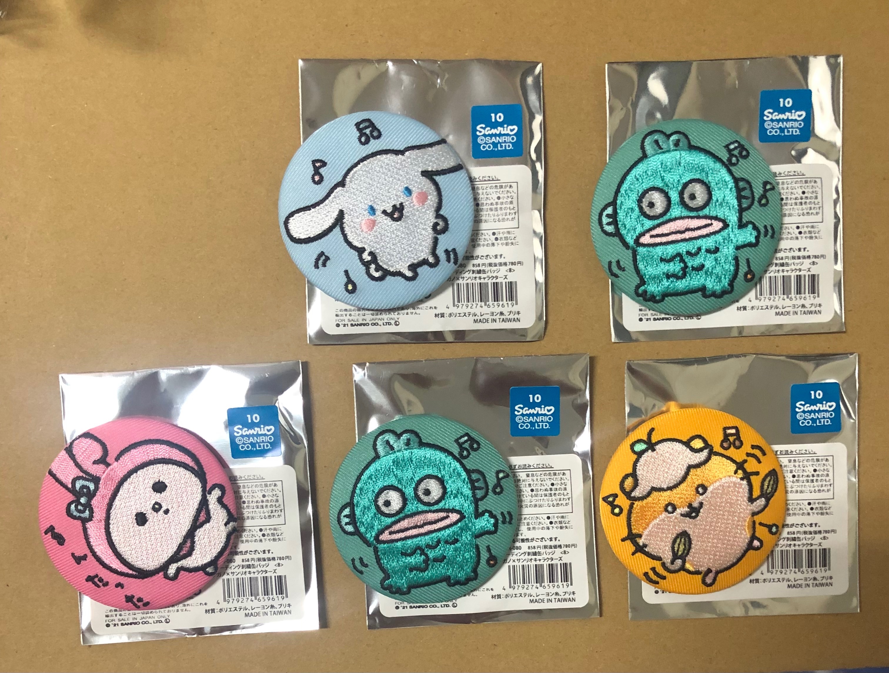 三麗鷗聯名刺繡徽章